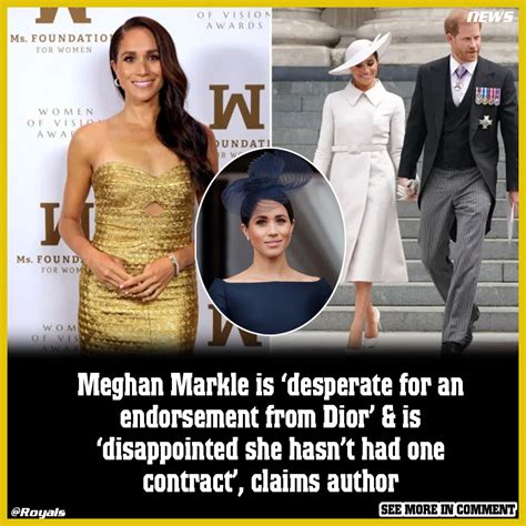 meghan markle Dior contract